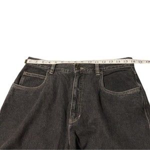 Vintage Liz wear blue Jean shorts black sz14